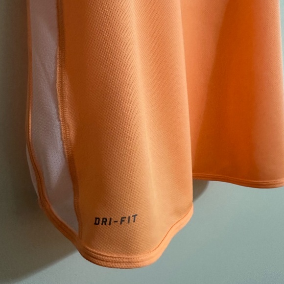 Nike Orange Racerback Tank Top Moisture-Wicking - Picture 4 of 14